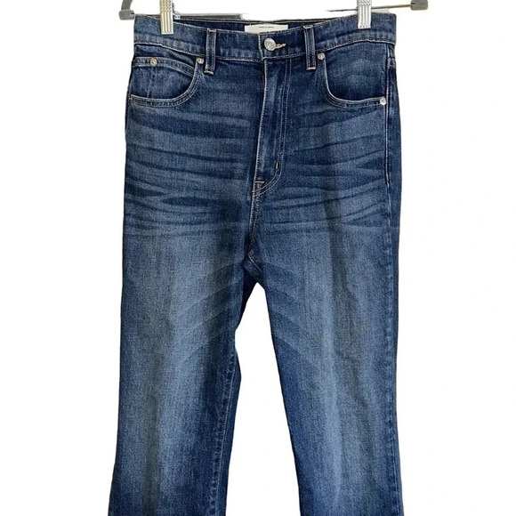SLVRLAKE Charlotte Atlantic City High Rise Flare Mid Denim Jeans Size 27 - Picture 9 of 11